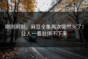 刚刚刷到，麻豆全集再次突然火了！让人一看就停不下来