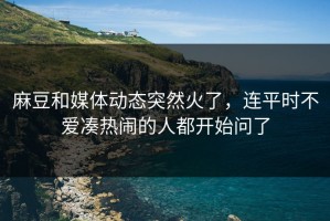 麻豆和媒体动态突然火了，连平时不爱凑热闹的人都开始问了