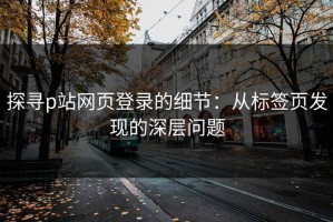 探寻p站网页登录的细节：从标签页发现的深层问题