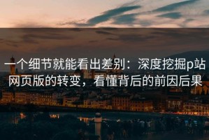 一个细节就能看出差别：深度挖掘p站网页版的转变，看懂背后的前因后果